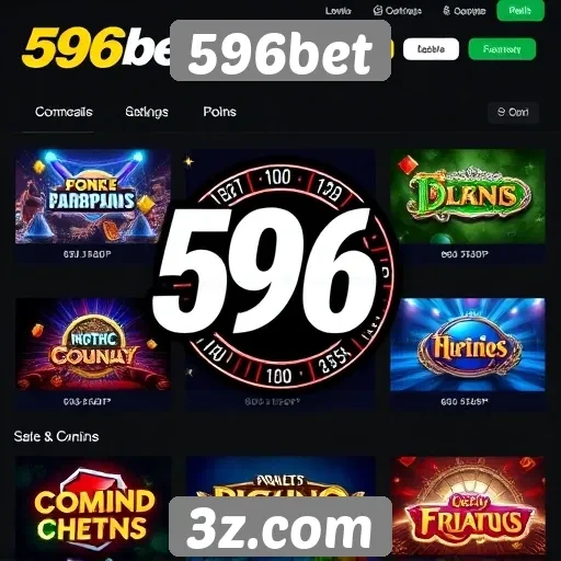 596bet oferece variedade de jogos de azar